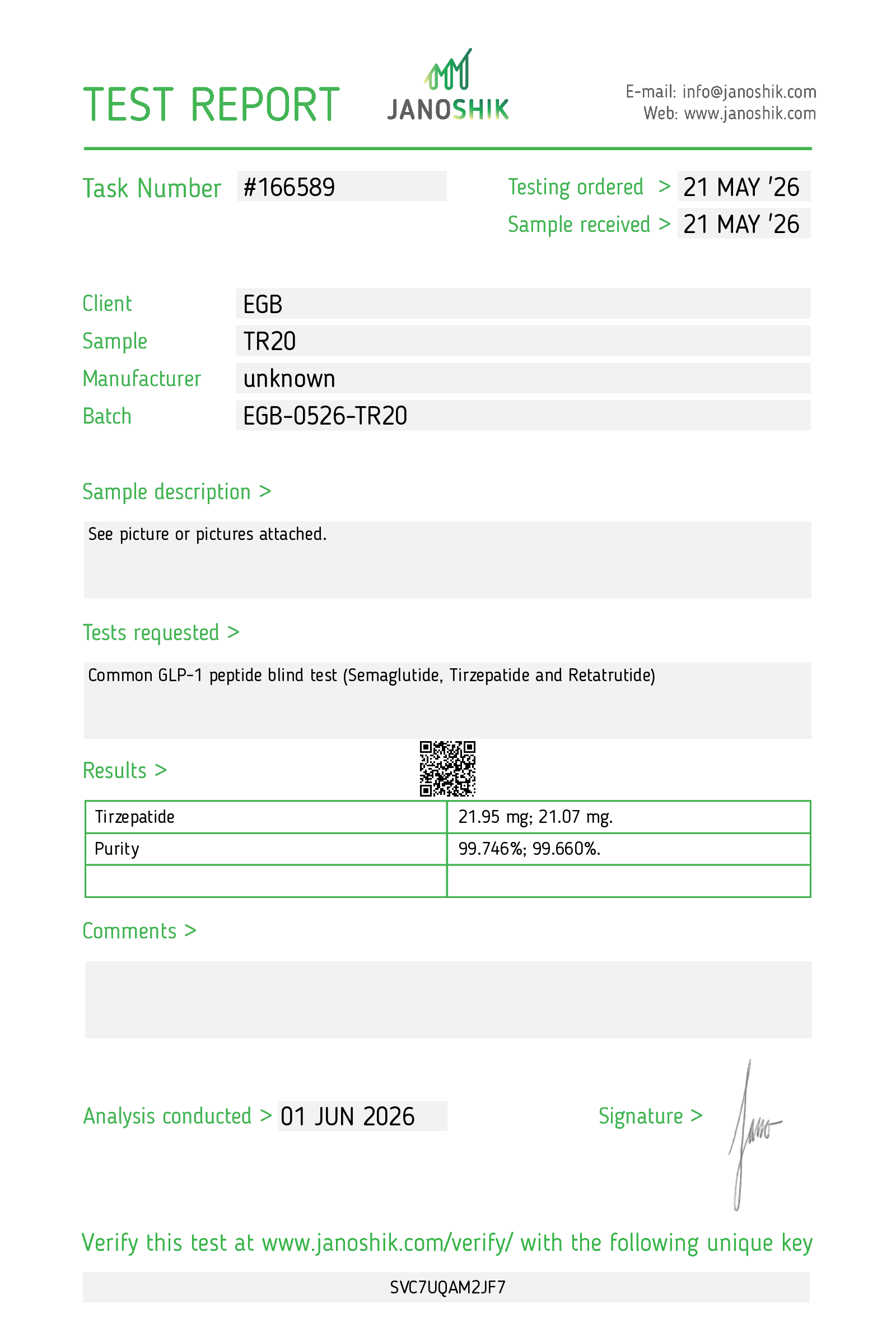 TIRZ 20mg CoA Page 2